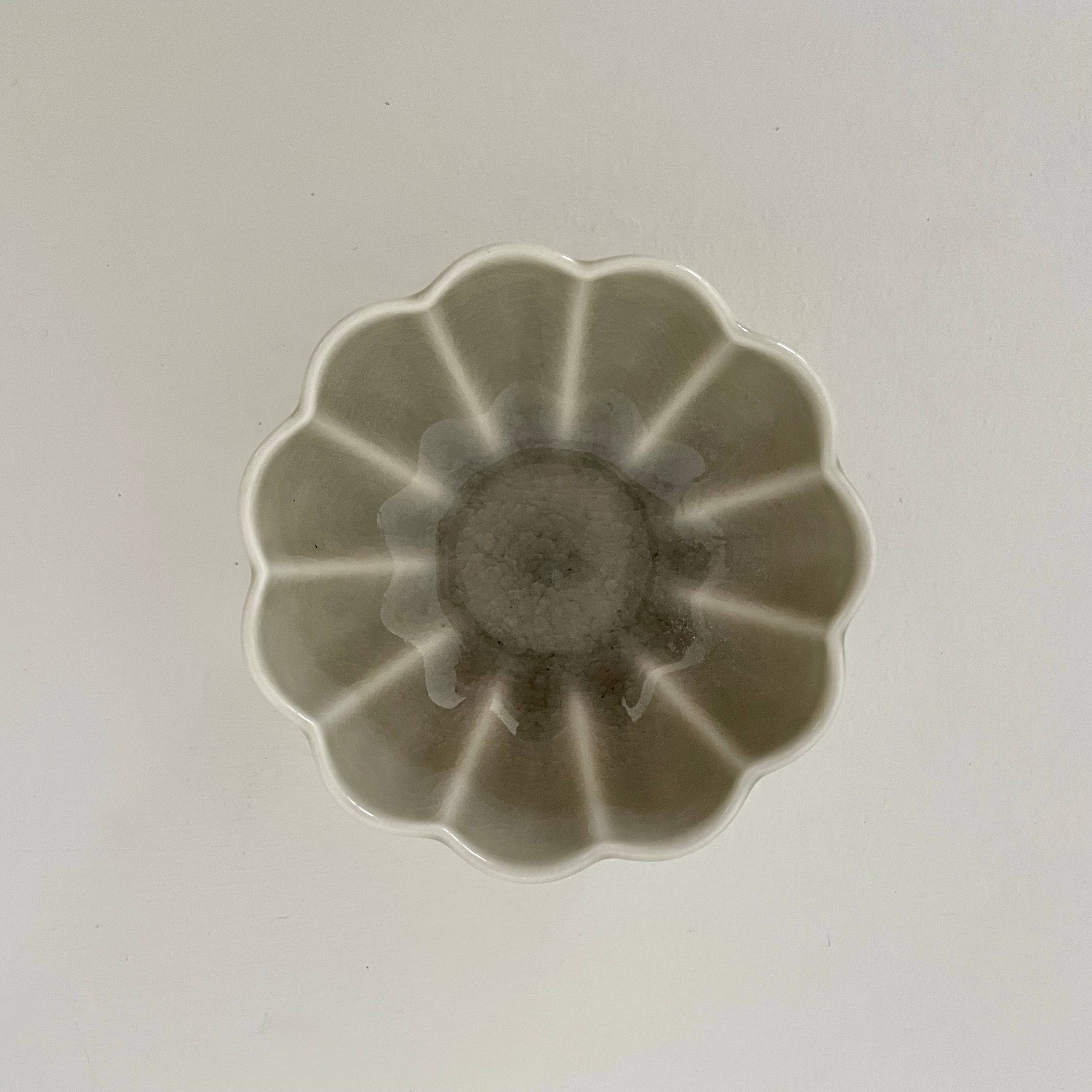 fort & field - Wholesale Decorative Plate/Dish/Bowl - 3" small ceramic pastel chrysanthemum shape Japanese dishes5