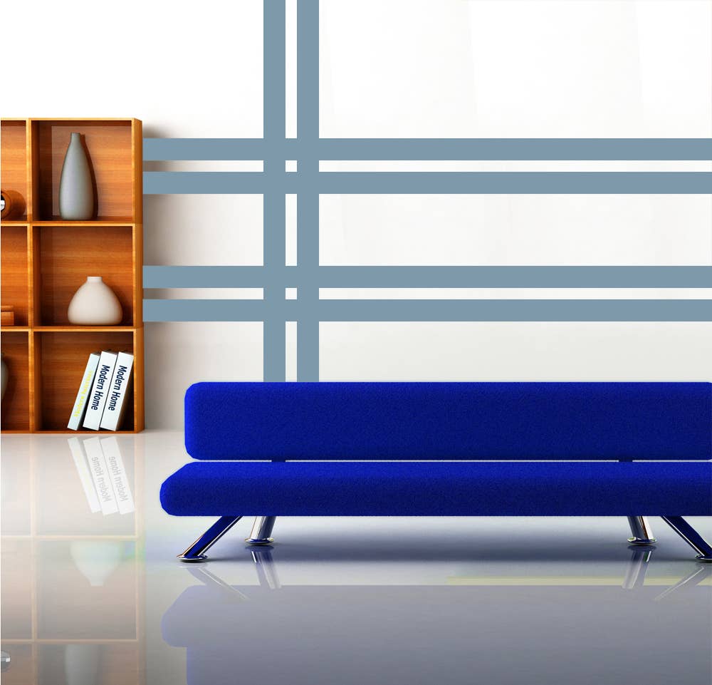 Borders Unlimited - Wholesale Wall Decor - Kids & Baby - Slate Simple Stripes2