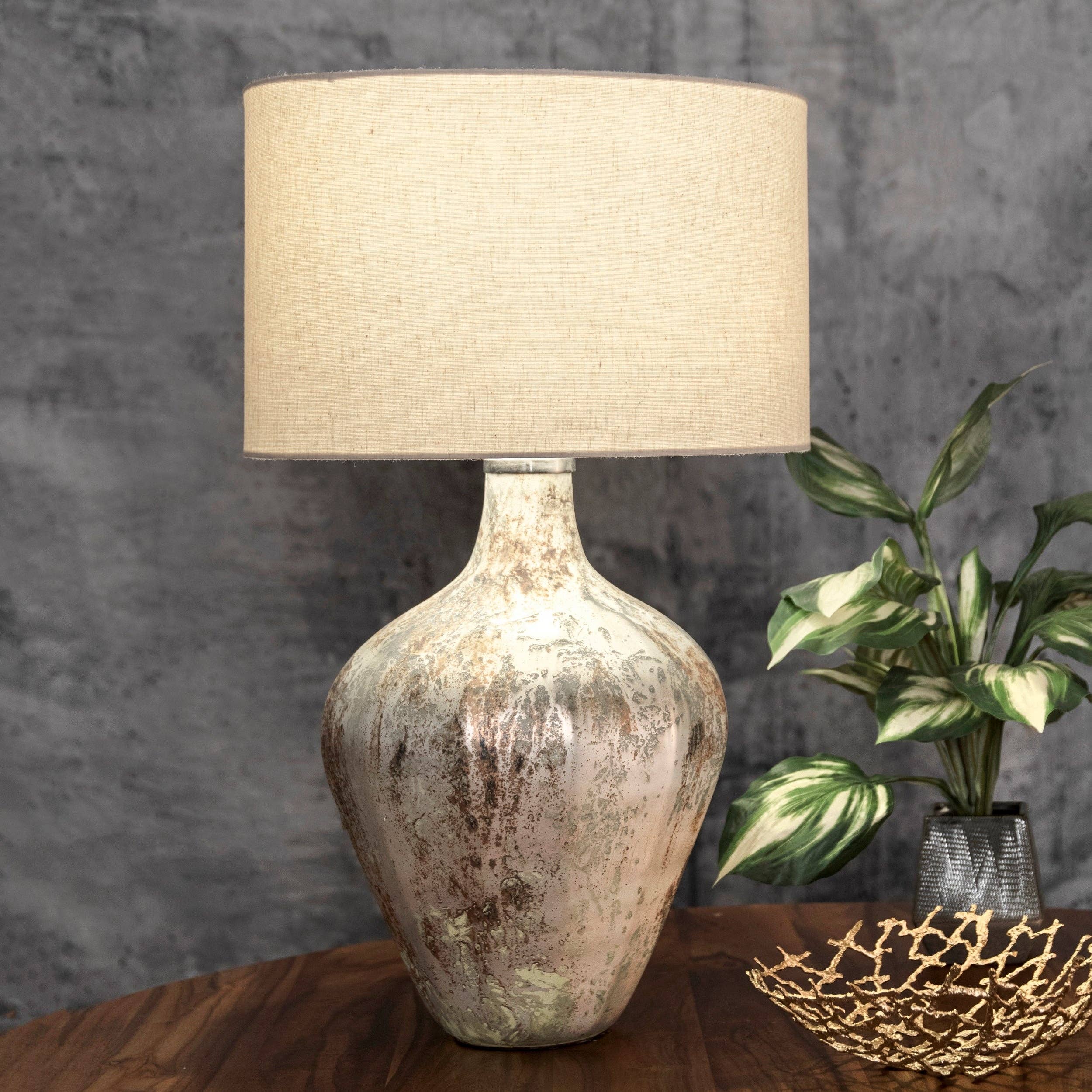 Grey Phoenix 30" Glass Table Lamp for wholesale on Faire1