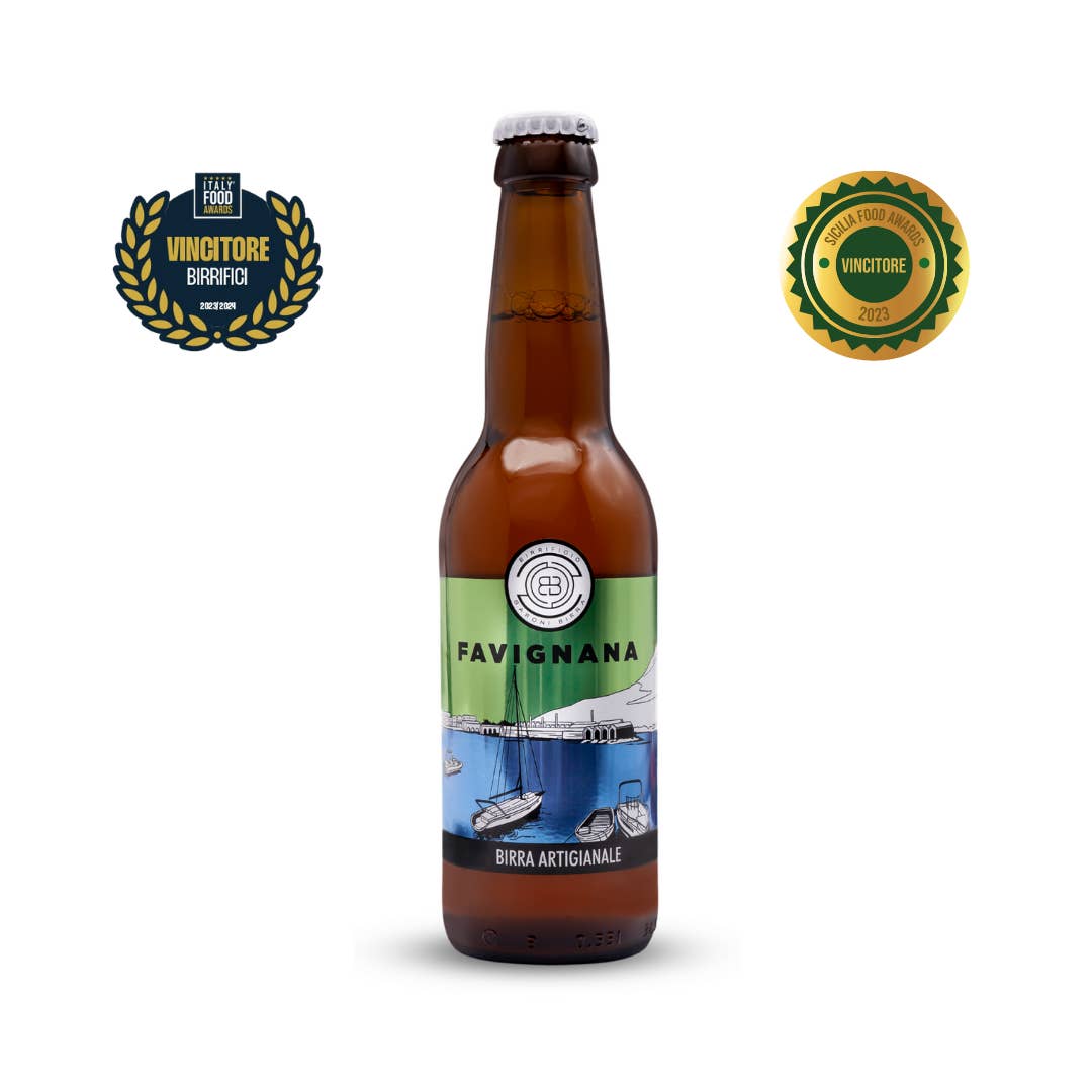 Birrificio Baroni birra srl – Großhandel Bier – Favignana 0,33 Cl - Juicy IPA - Craft Beer