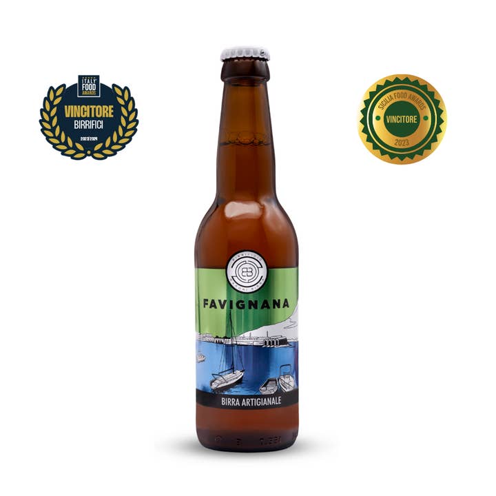 Birrificio Baroni birra srl – Großhandel Bier – Favignana 0,33 Cl - Juicy IPA - Craft Beer0