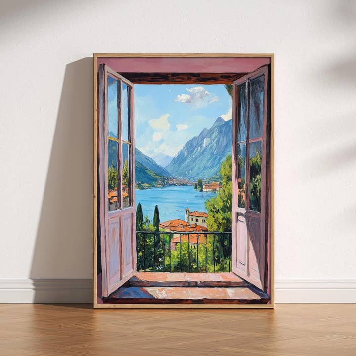 Mother & Sun Studio – wholesale Art print – Fauvism Henri Matisse style open window print poster2