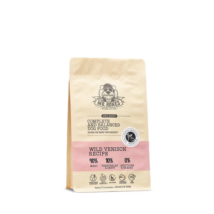 Mr.Bones - Natural Pet Products - Wholesale Pet Food - Dog - Dry BARF for dog- Wild Venison.