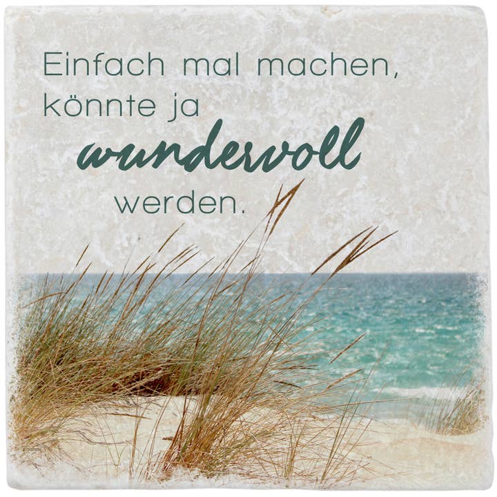 Gespänsterwald - Wholesale Coasters - Marble coaster "Just do it"