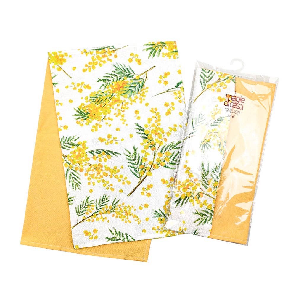 Almatex srl - Wholesale Dishcloth - Bis strofinacci MIMOSA cm.50x650