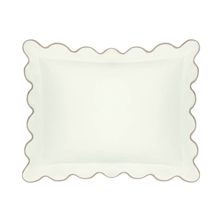 Home Treasures Linens - Wholesale Bedding Pillowcase/Sham - Honeycomb Sham (Scalloped Flange)11