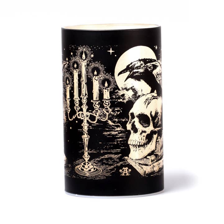 Alchemy England – wholesale Accent/desk lamp – Poe's Raven Lantern (LED Lamp)2