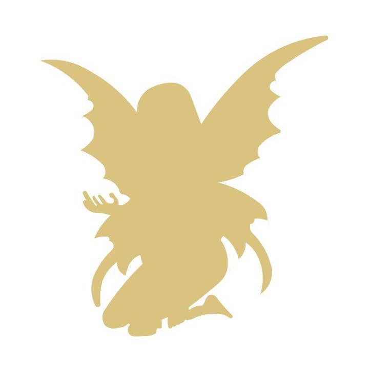 Fairy Unfinished Wood Cutout Style 5 for wholesale by Diverse Woodworking