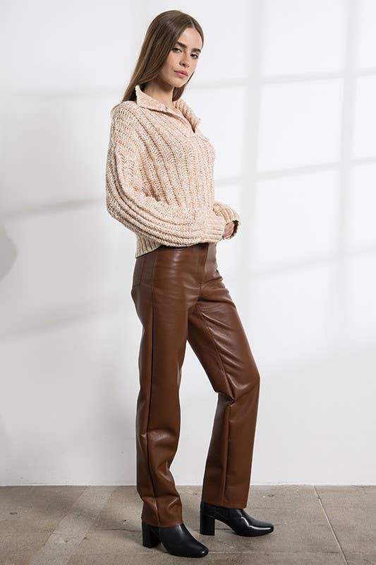 ILLA ILLA - Vente Pull en maille – femme - Pull Slouchy17