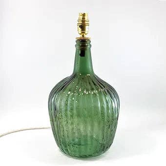 Jarapa – wholesale Accent-/skrivbordslampa – Återvunnen Glasvåglampa 46 cm