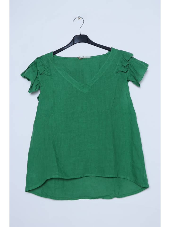 LÉA & LUC - Wholesale Blouse - Women's - 100% Linen Blouse REF. 1201933