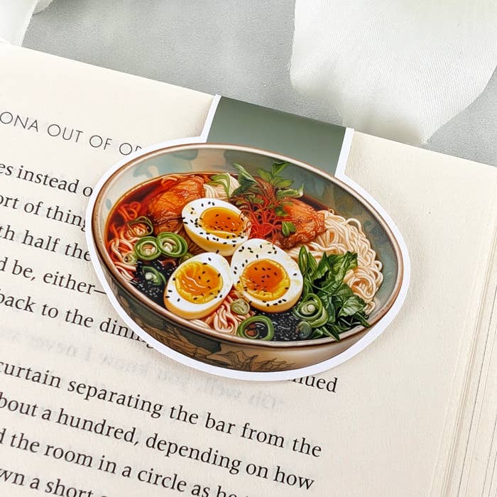 Aphrodite Bookclub - Wholesale Bookmark - Magnetic Bookmark - Ramen bowl - Noodles bookmark - Udon