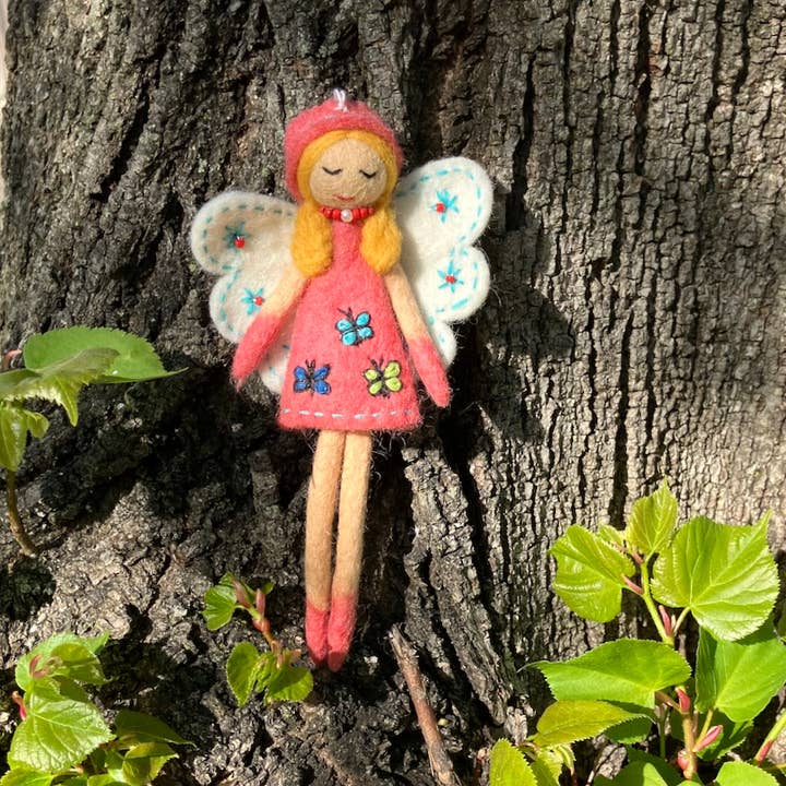 Women of the Cloud Forest - Vendita all'ingrosso Decorazione - Ornamento in Feltro Fata Fiorita3