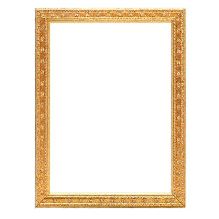 Gold Ornate Star flower Wood Picture Frame for wholesale by Print Frame Box