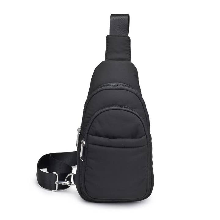 Urban Expressions - Wholesale Backpack - Women's - Kenny Nylon Multi-Compartment Sling Backpack Sling Backpack4