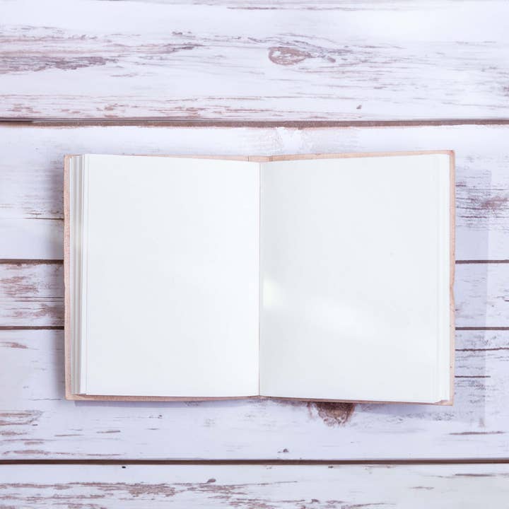 Soothi | Containers Of Creativity - Wholesale Journal/Diary - If A Story, William Faulkner Quote Leather Journal - 5x7 TAN