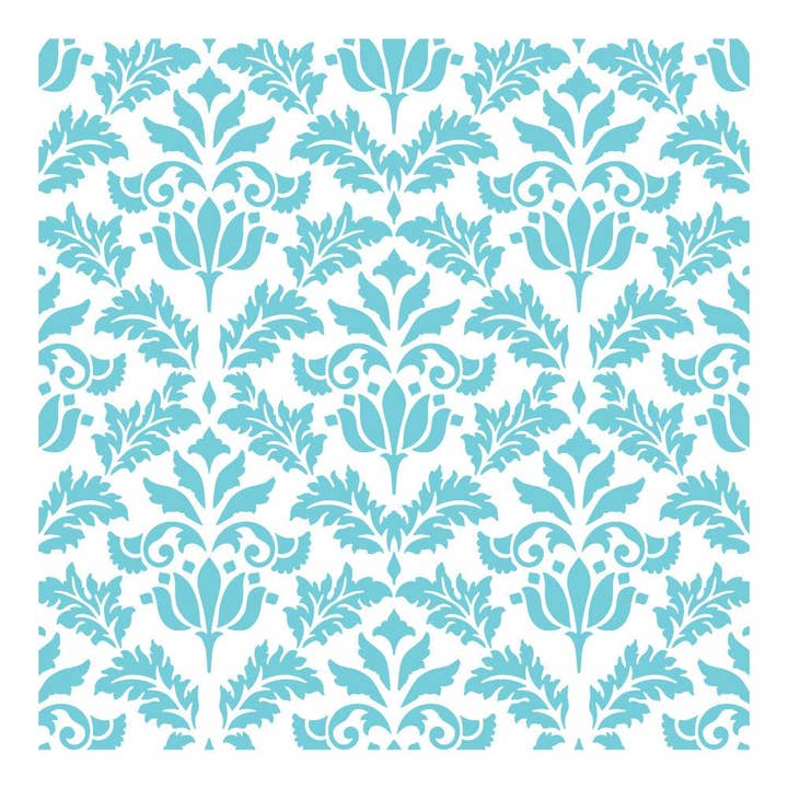Vintage Flourish - 6"x6" Background Stencil for wholesale by Honey Bee Stamps
