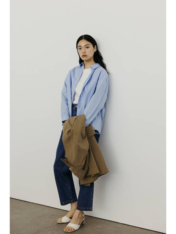 MOD REF - Wholesale Button Down Shirt - Women's - The Ema Top | Collared Button-Down Top18