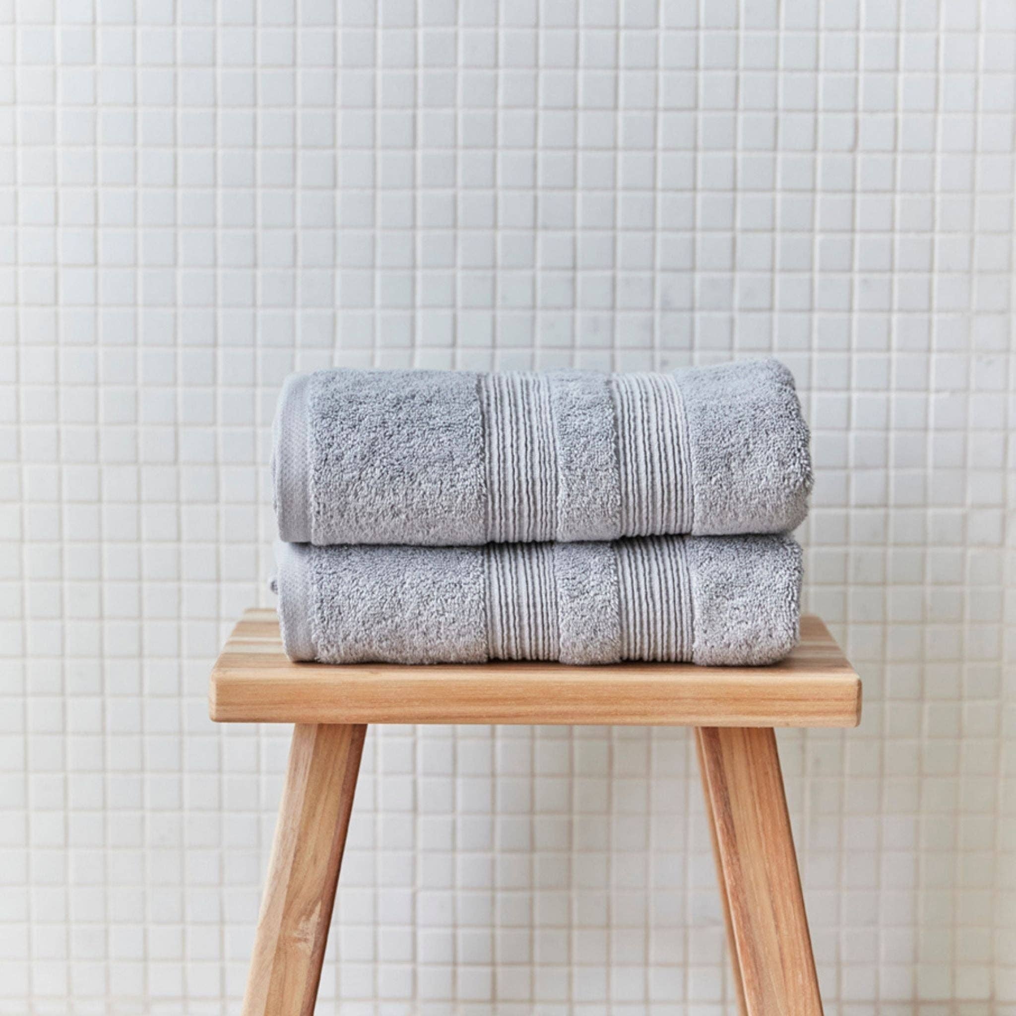 Torres Novas - Wholesale Bath Towel - Prata cinza Elegância10