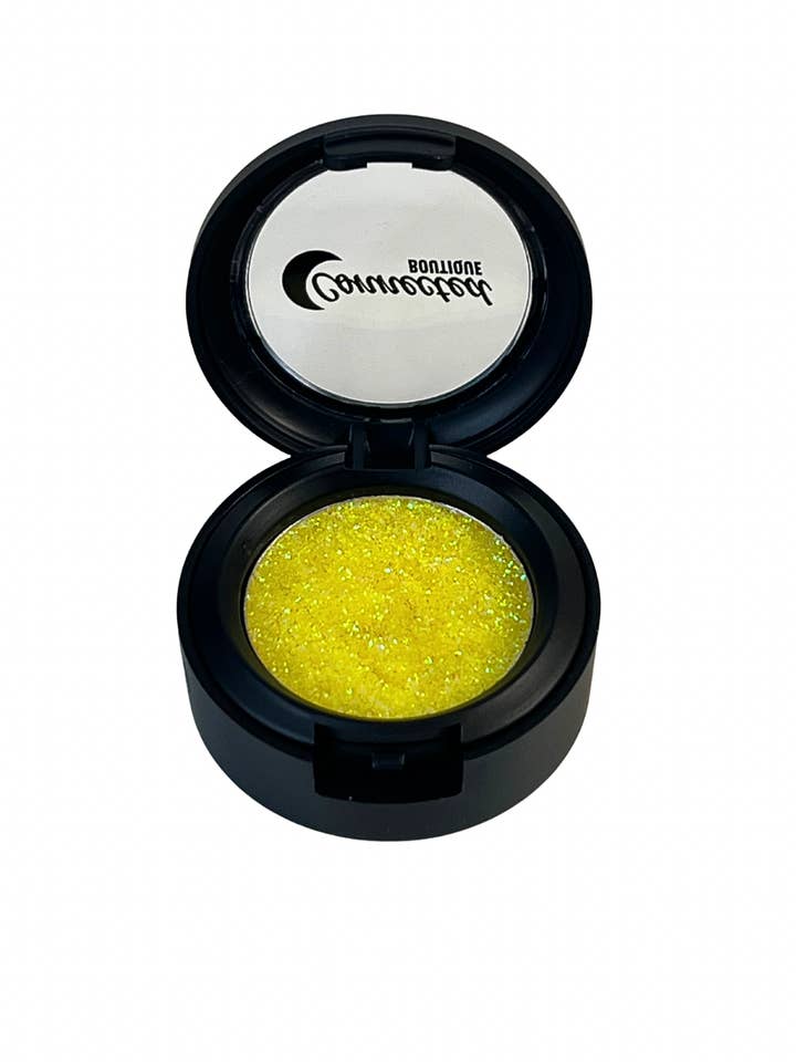 Inner Goddess - Yellow/Green Duo-chrome Glitter Eyeshadow single for wholesale by Connected Boutique