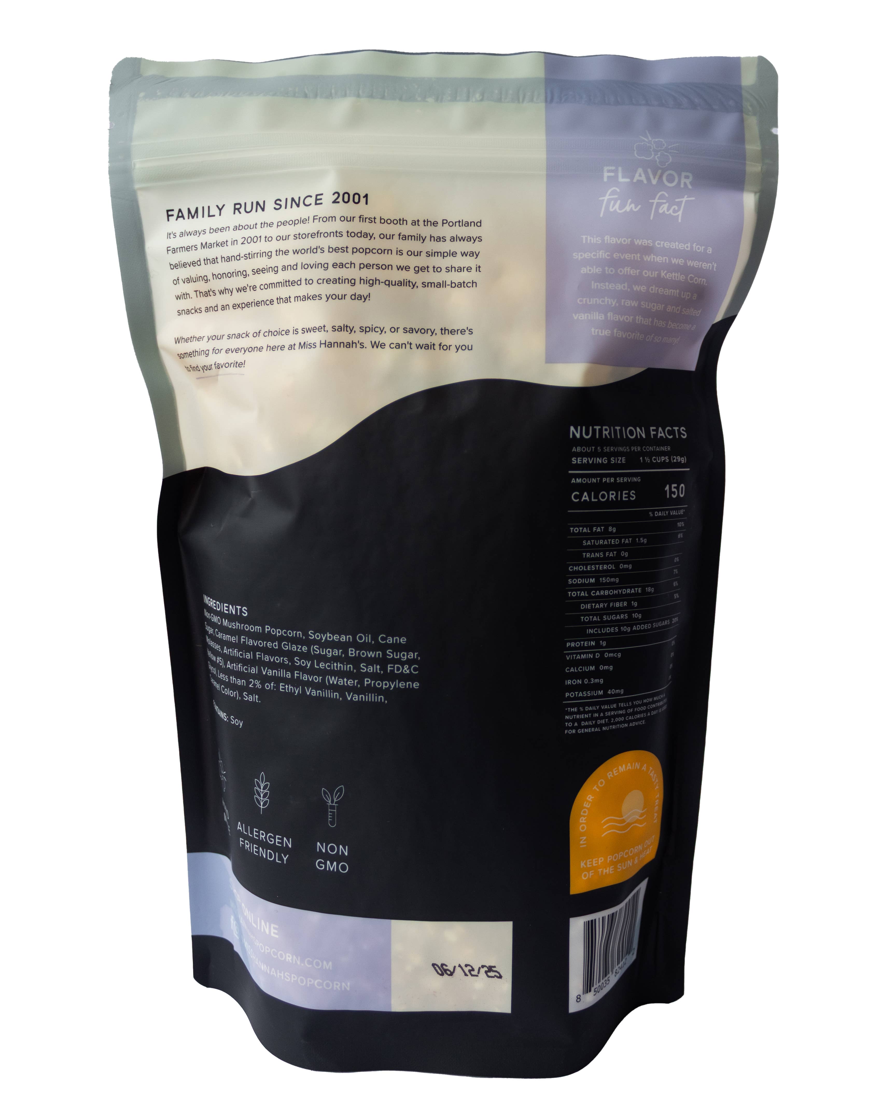 Miss Hannah's Gourmet Popcorn - Wholesale Popcorn - Sea Salted Brûlée Popcorn3