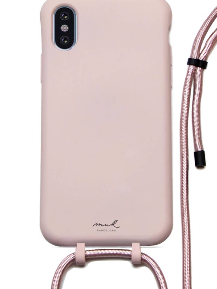 Mobiltelefon tilfældet med aftageligt reb til iphone X/XS for engroshandel hos Muk Barcelona