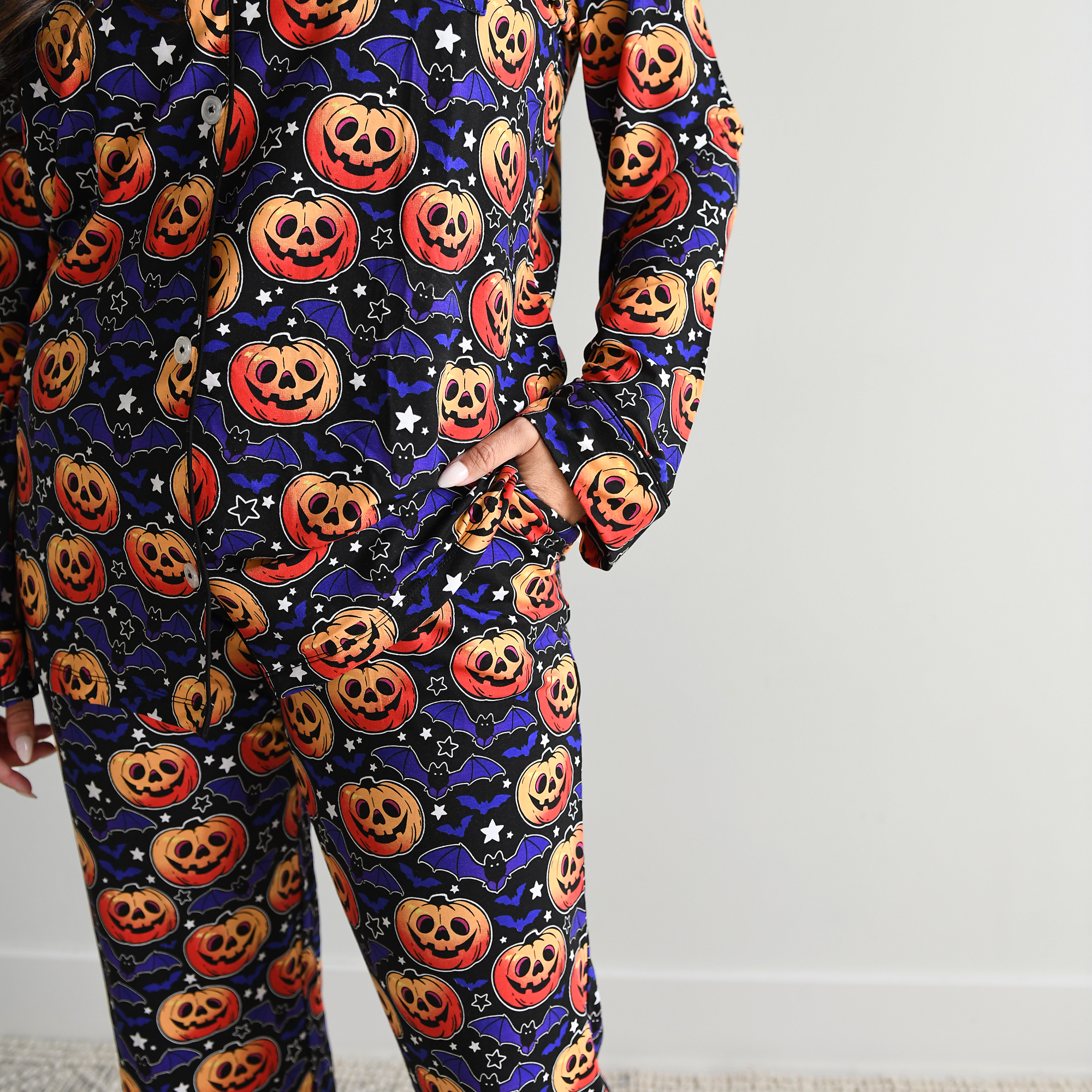 Gigi and Max - Wholesale Sleepwear Set - Women's - Edward Mom Two Piece Bamboo Pajama Kids Clothing Halloween3