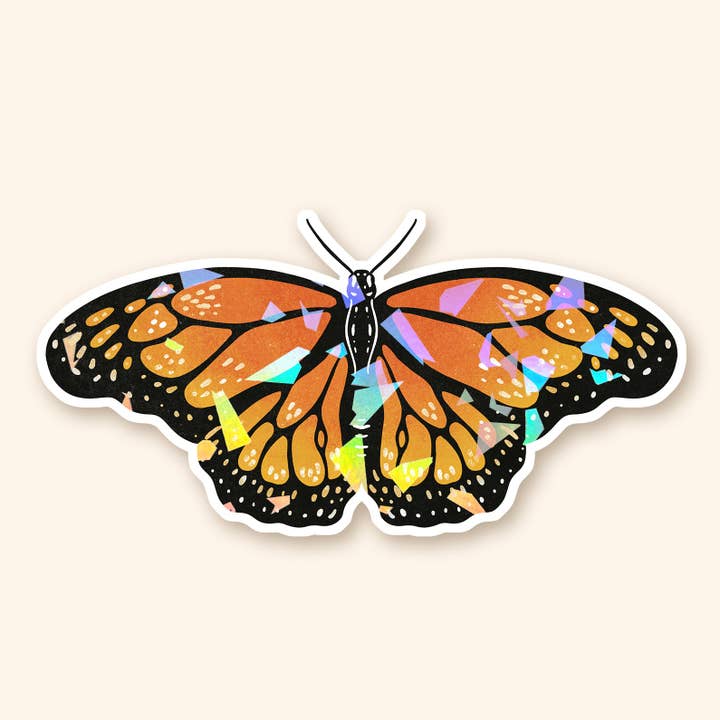 Autocollant en vinyle - Monarque for wholesale by Fermette et gribouillis