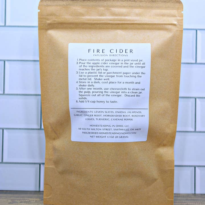 Homesteading in Ohio LLC - Wholesale DIY Drink Kit - DIY Fire Cider Making Kit4