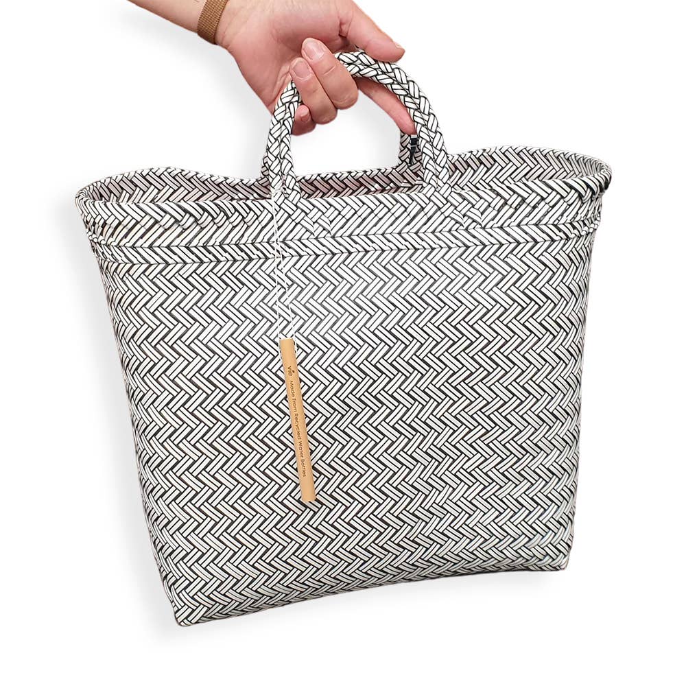 VIE - Wholesale Beach Bag - Recycled Plastic Woven Beach/Tote Bag15