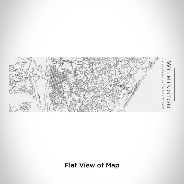 JACE.design - Vendita all'ingrosso Bicchiere/tazza termica - Wilmington - Tazza termica NC Map, colore: Bianco opaco1