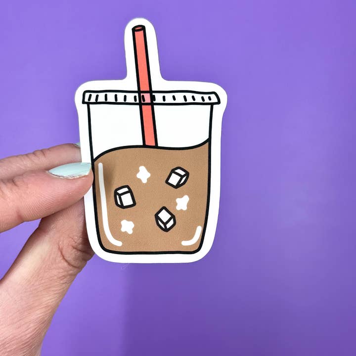 Adhesivo resistente al agua y café helado para venta al por mayor de Saguaro Creative Co.