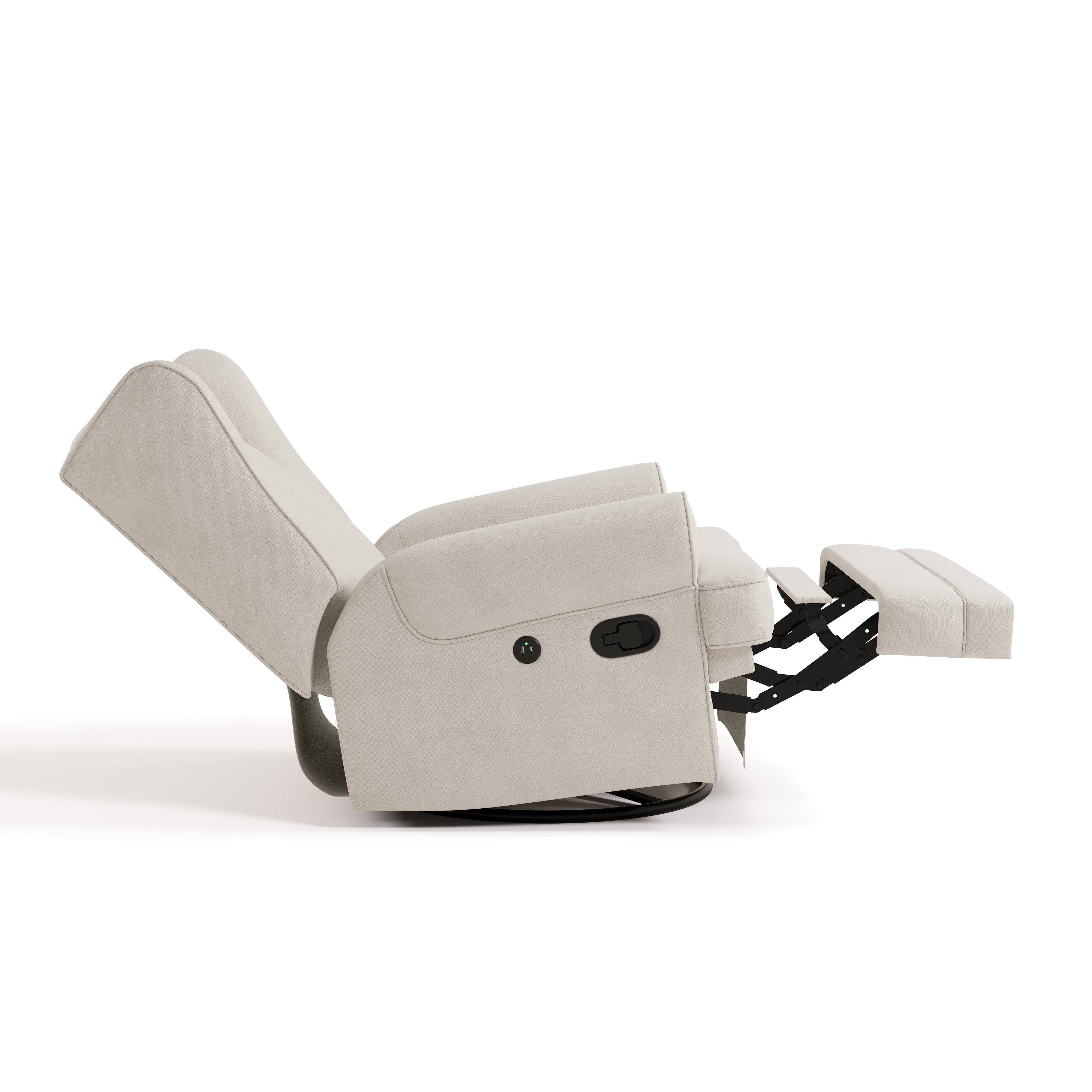 Storkcraft - Wholesale Chair - Kids - Storkcraft® Serenity Wingback Upholstered Recliner Glider4