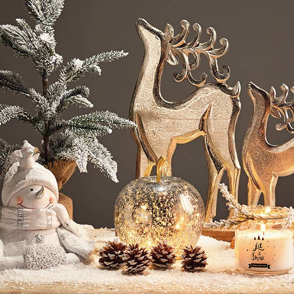 Wurm - Wholesale Artificial Plant - Fir tree with artificial snow Green (W/H/D) 30x51x30cm3