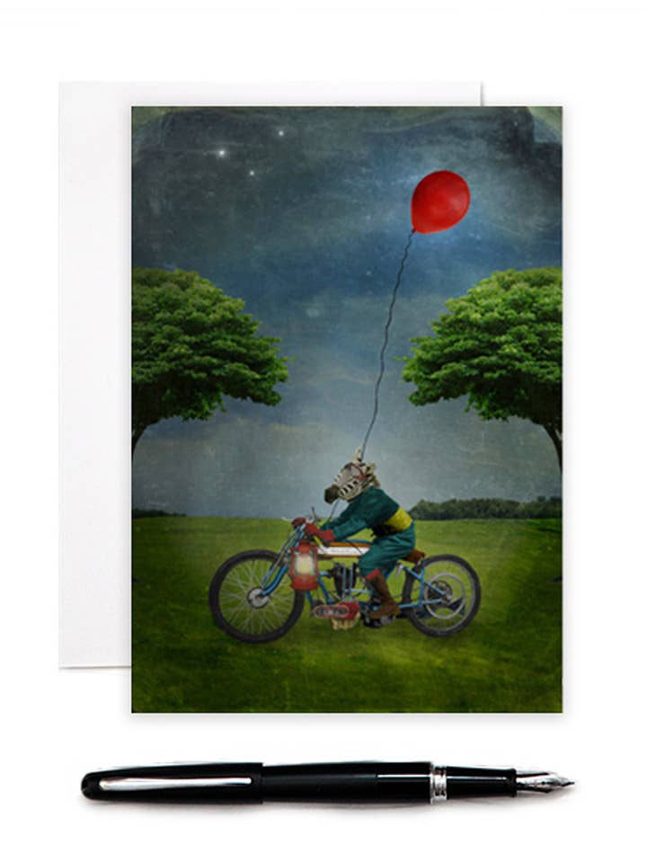 Midnight Express - Greeting Card for wholesale by The Lonely Pixel