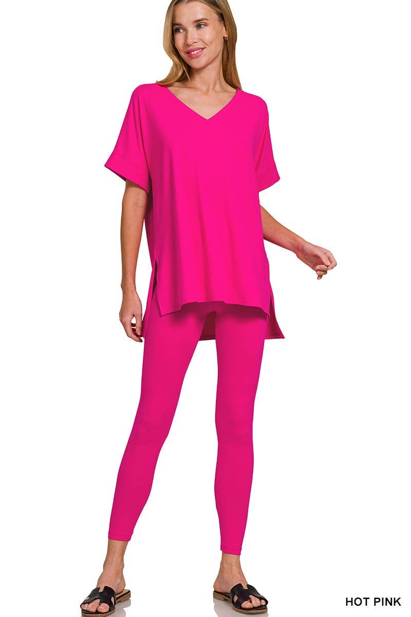 Vanilla Monkey - Wholesale Lounge Set - Women's - Brushed Dty Microfiber Loungewear Set34