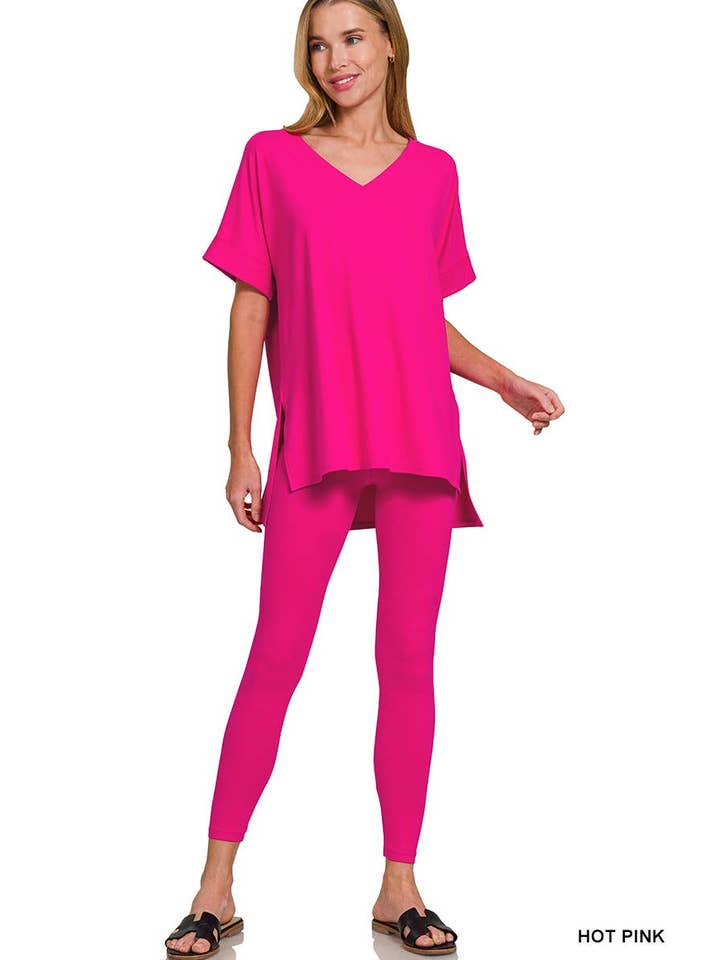 Vanilla Monkey - Wholesale Lounge Set - Women's - Brushed Dty Microfiber Loungewear Set34