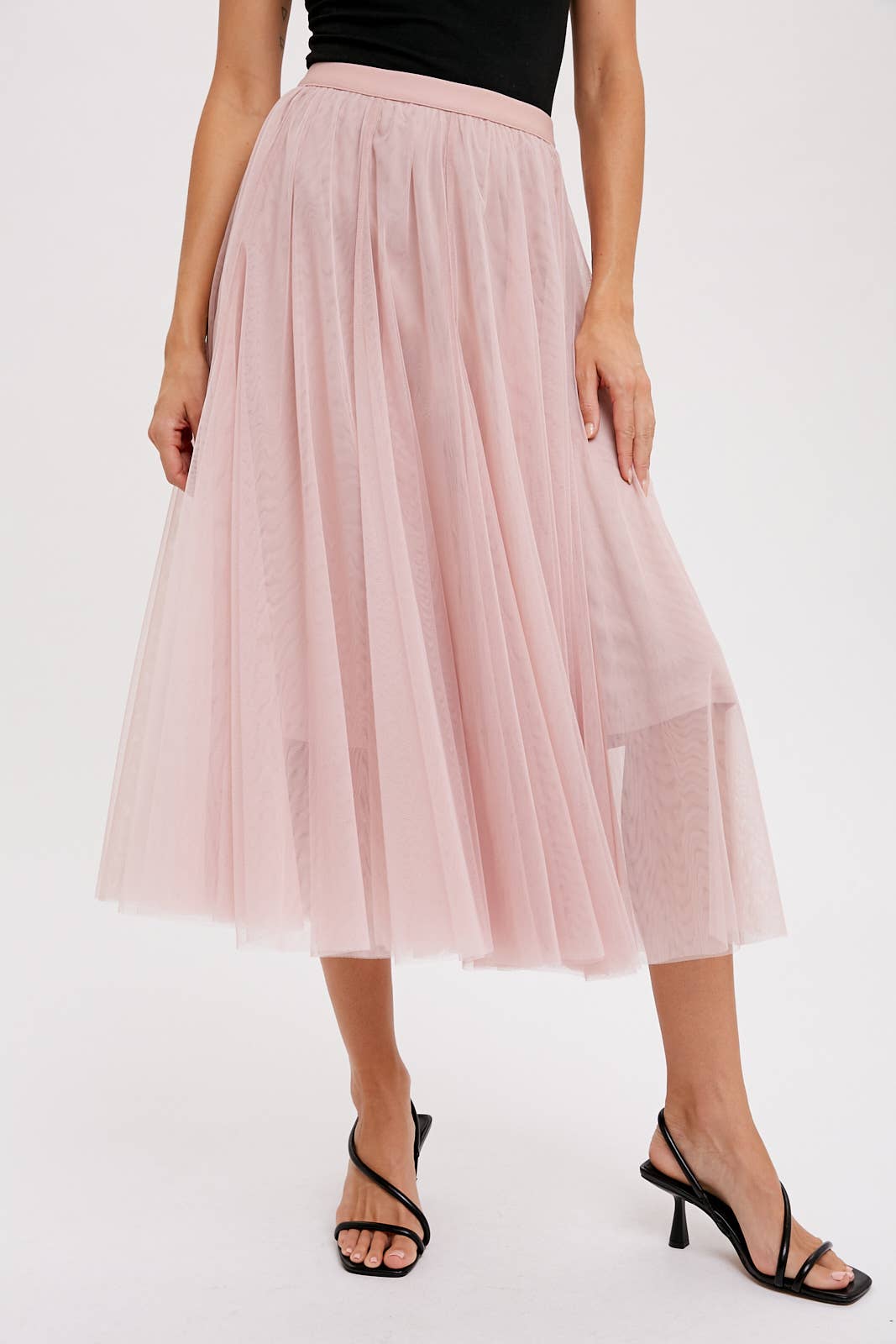 Bluivy - Wholesale Skirt - Women's - TULLE MIDI SKIRT66