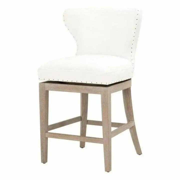 LOOMLAN - Wholesale Stool - Milton Swivel Counter Stool LiveSmart White10