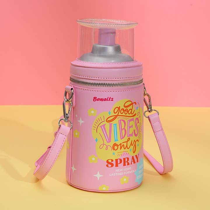 Spray Bottle- Good Vibes Only Handbag for wholesale by Bewaltz