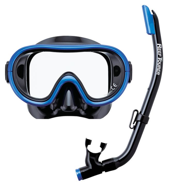 Snorkeling Beach - Wholesale Swim Goggles - Kids & Baby - Youth Single-Window Mask & Snorkel Combo Set | Reef Tourer