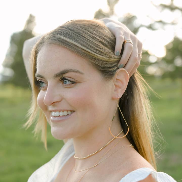 Sabina Jewelry - Wholesale Dangle Earrings - All in the Details Crescent Earrings1