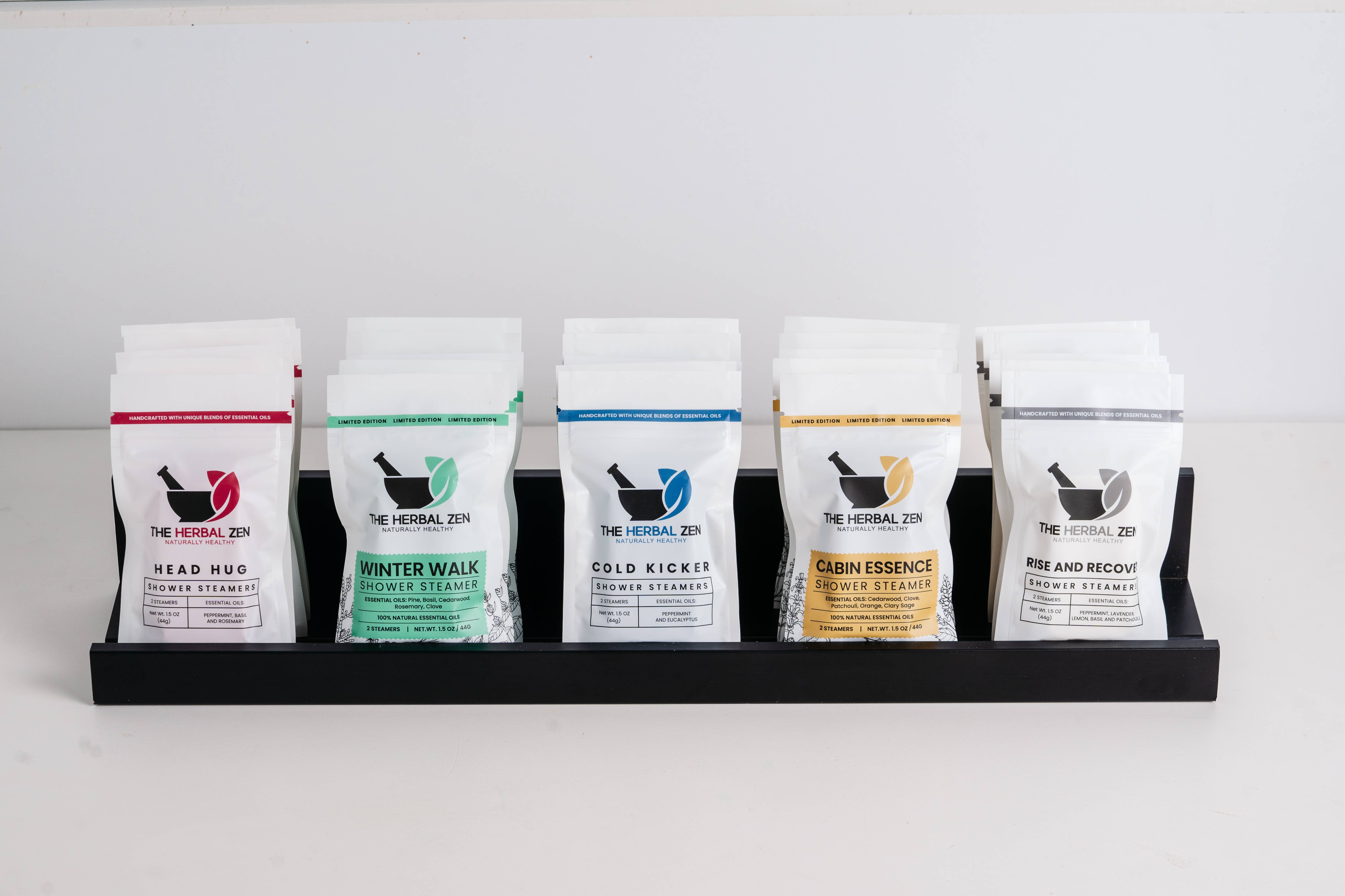 The Herbal Zen - Wholesale Shower Steamer/Bomb - Winter Shower Steamer Minis | Cozy Aromatherapy 2-Pack8