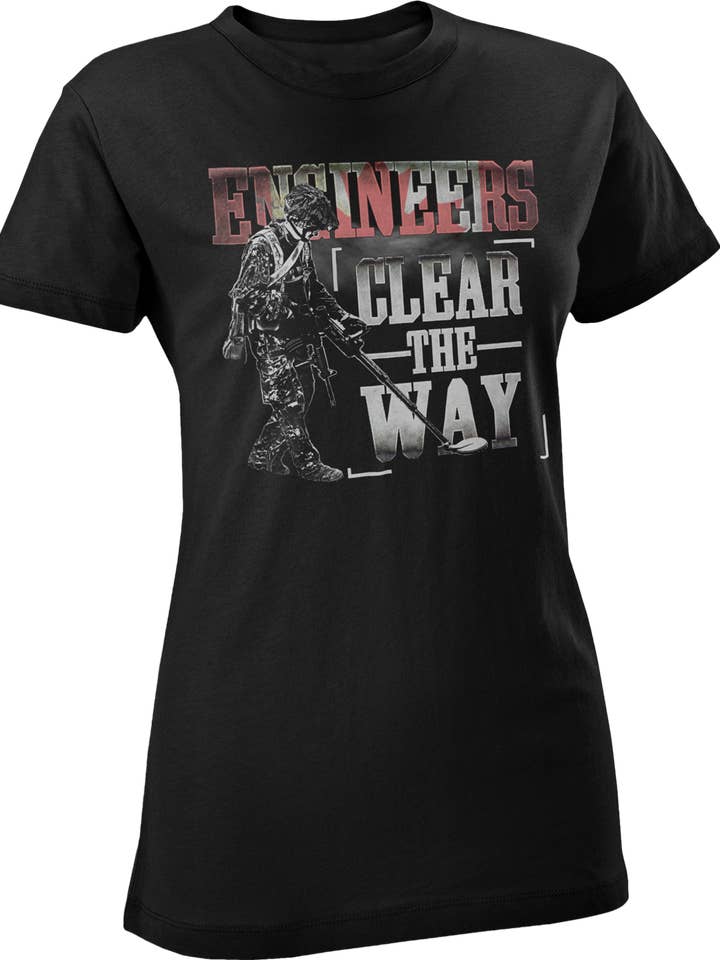 Engineers Clear The Way Damen-T-Shirt für den Großhandel von Canada for Victory