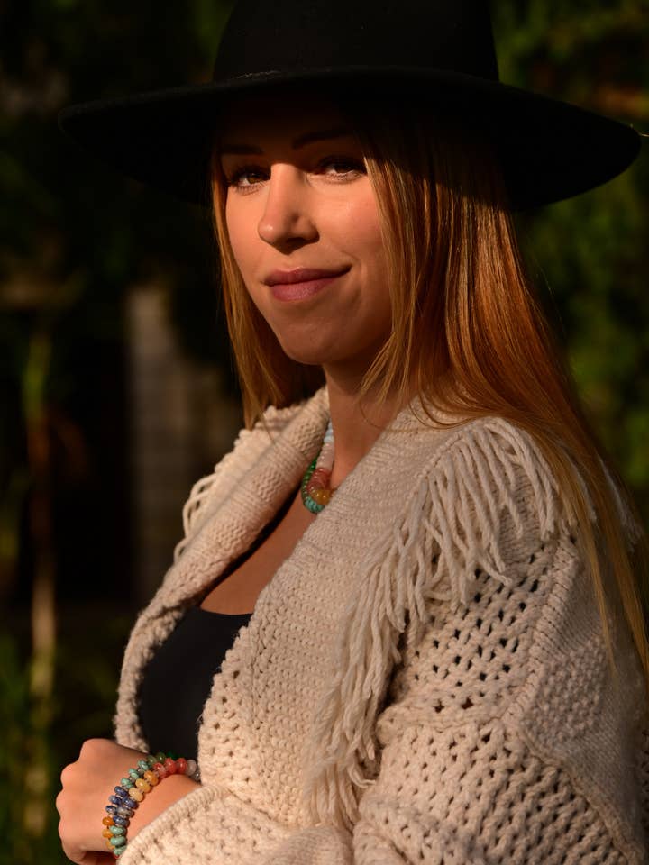 Key West Multi gemstone rainbow bracelet for wholesale by by Mariel