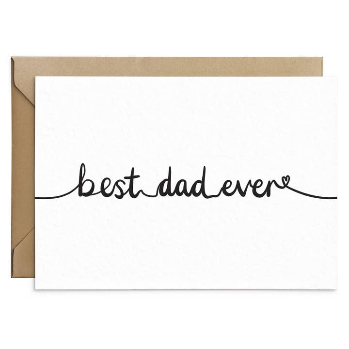 Vatertagskarte für den besten Vater aller Zeiten für den Großhandel von Poppins & Co.