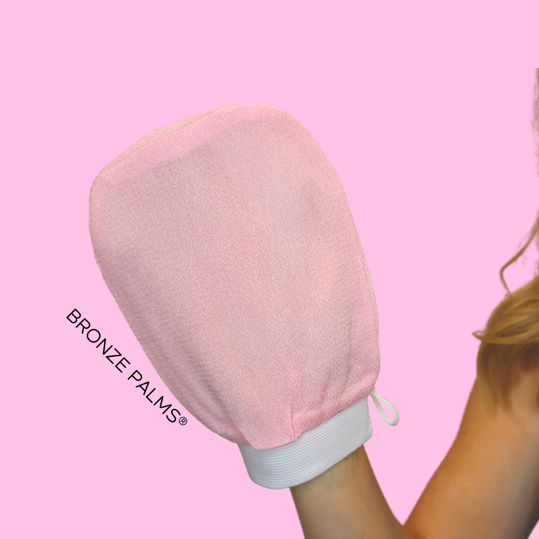 Bronze Palms Beauty - Venta al por mayor Autobronceador - Guante Exfoliante para Preparación de Bronceado en Spray Autobronceador5