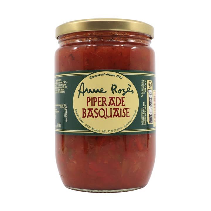 Piperade Basquaise - Selección País Vasco 600 g para venta al por mayor de Anne Rozès