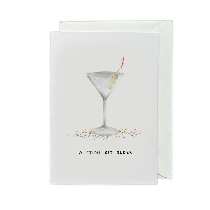 Um cartão de saudação 'Tini Bit Mais Antigo por atacado de Slear Creative