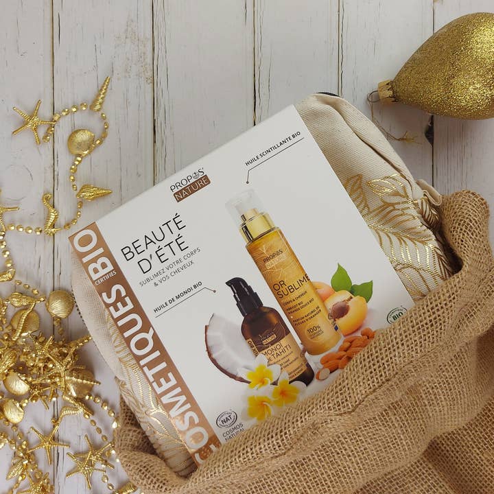 Propos'Nature - Wholesale Bath & Body Set - Sublime Beauty Cosmetic Kit - 2 Organic Treatments - Christmas
